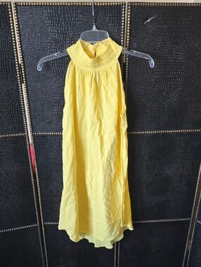 Yellow Halter Neck Sundress